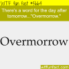 the word for after tomorrow wtf fun fact