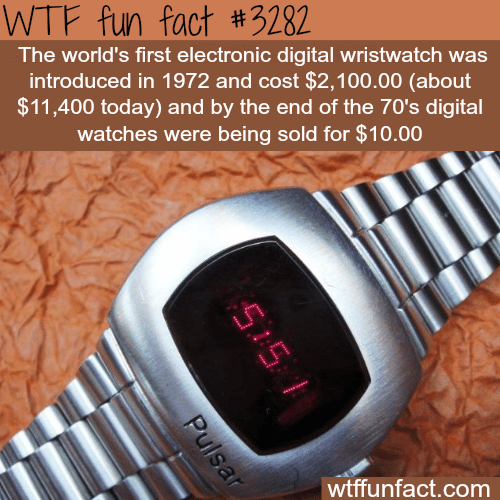 The world’s first electronic watch -  WTF fun facts