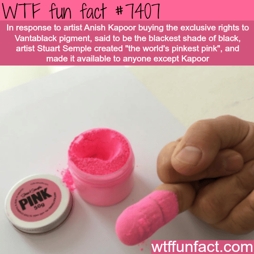 The world’s pinkest pink - FACTS