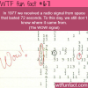 the wow signal 1977 wtf fun facts