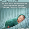 the youngest person in the world wtf fun facts