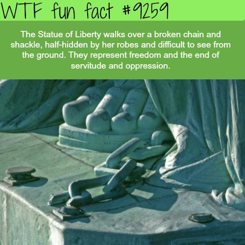 Things you never knew about the Statue of Liberty - WTF fun fact