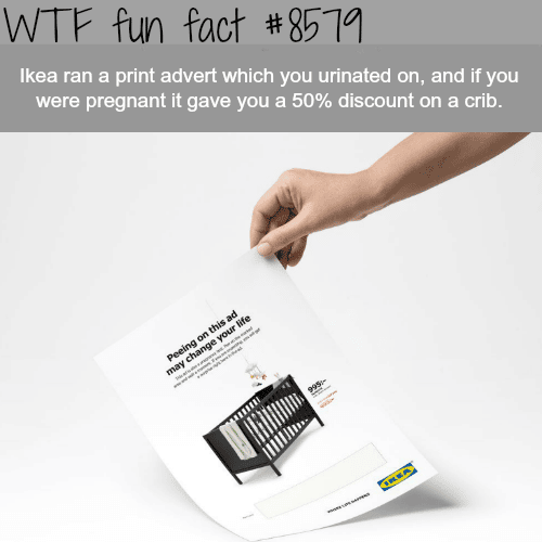 This Ikea Advert will tell you if you are pregnant - WTF fun facts