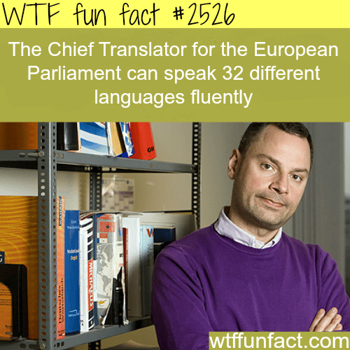This man speaks 32 languages fluently - WTF fun facts