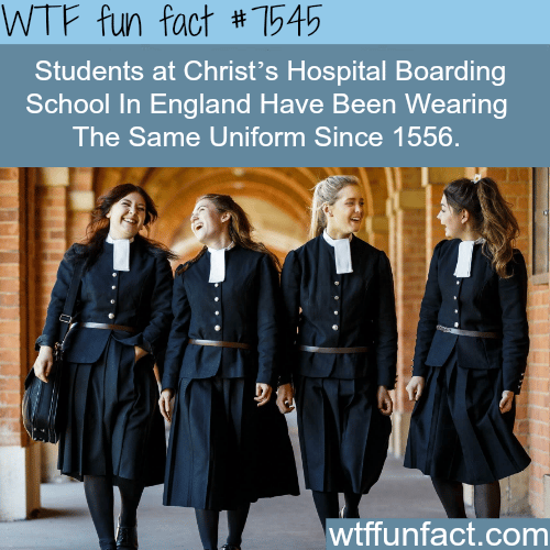 This school had the same uniform for 500 years - WTF fun facts