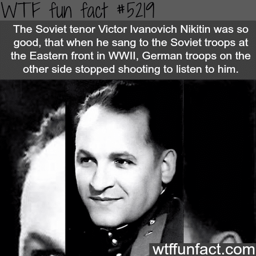 This Soviet man had a beautiful voice - WTF fun facts
