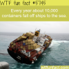 thousands of containers fall of ships each year