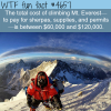 total cost of climbing mount everest wtf fun