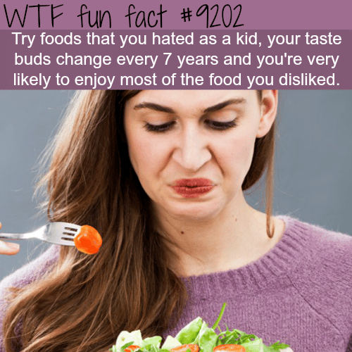 Try foods that you hated as a kid - WTF Fun Fact