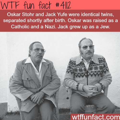 Two identical twins separated after birth -  WTF fun facts