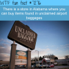 unclaimed baggage center wtf fun fact