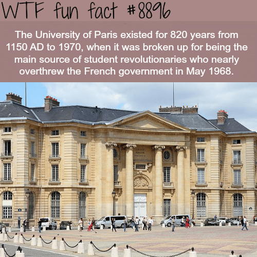 University of Paris - WTF fun facts