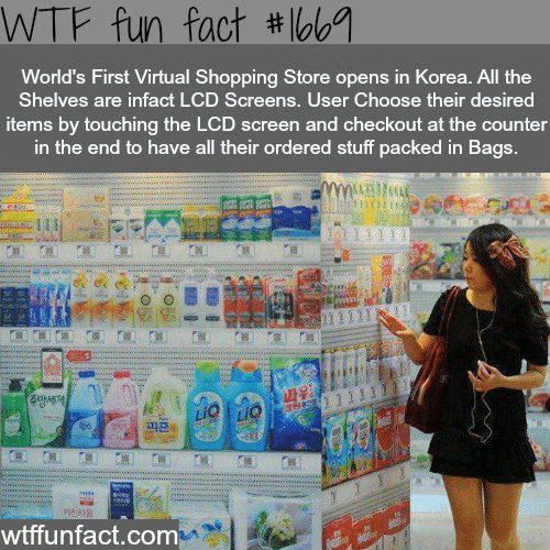 Virtual Shopping Store in Korea - WTF fun facts