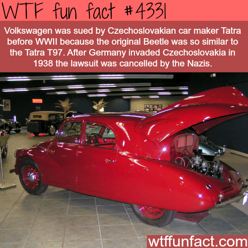 Volkswagen Beetle vs Tatra T97  -  WTF fun facts