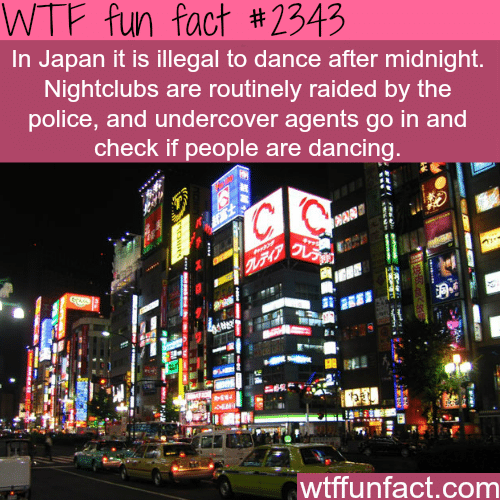 Japan laws - WTF fun facts
