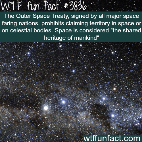 What country and who owns space?  - WTF fun facts 
