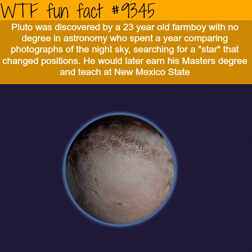 Who Discovered Pluto? - WTF fun facts