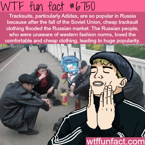 Why Adidas tracksuits are so popular in Russia - WTF fun fact