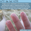 why finger prune underwater