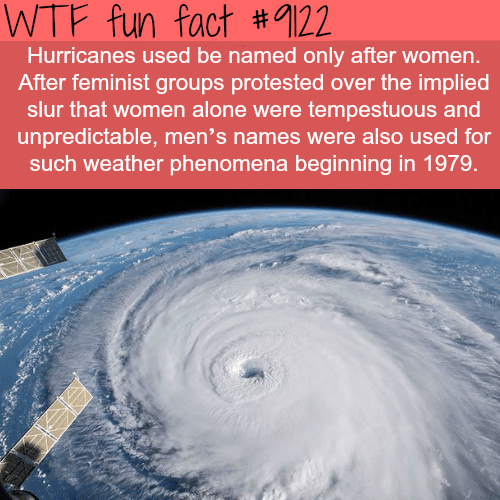 Why Hurricanes are Named After Females - WTF fun fact
