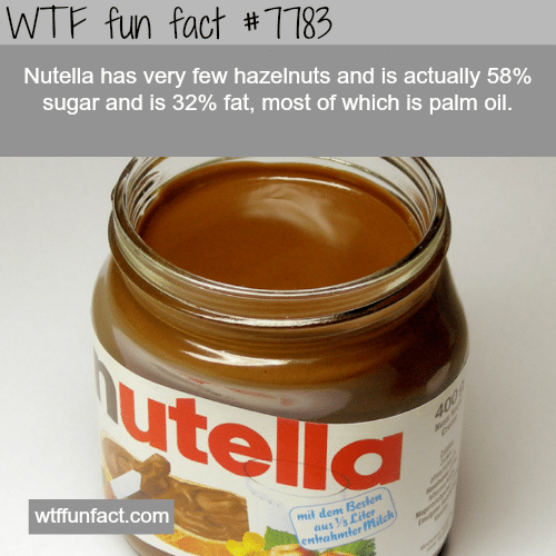 Why Nutella is really not healthy  - WTF fun facts