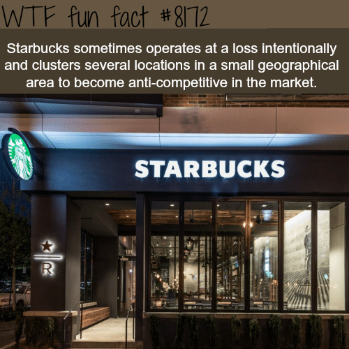 Why Starbucks opens all their stores in one place - WTF fun fact