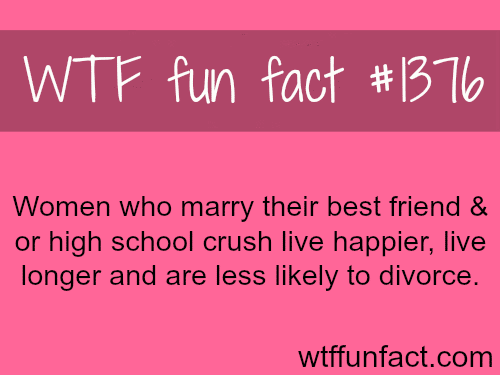 Why you should marry your best friend or high school crush