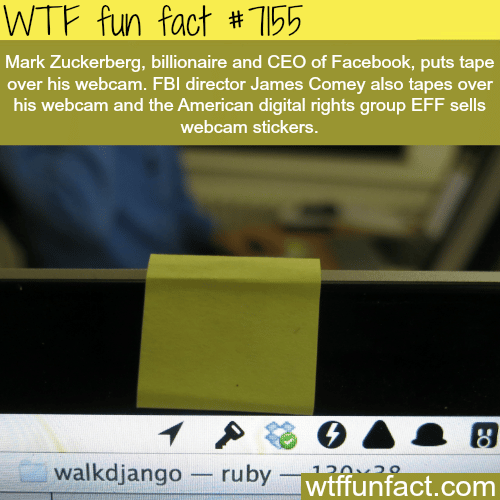 Why you should put tape on your webcam - WTF Fun Fact