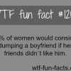 women dumping boyfriends because of friends