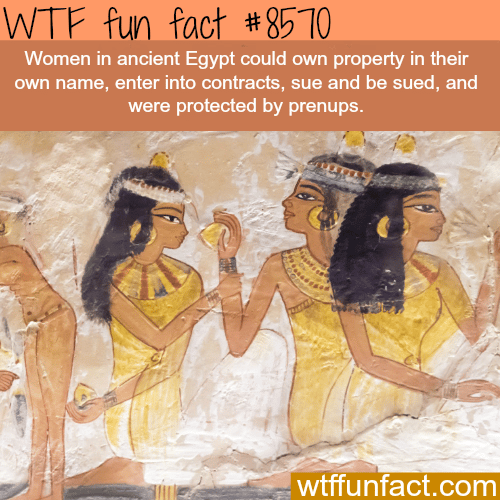 Women in Ancient Egypt - WTF fun facts