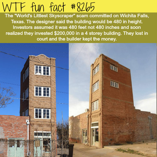 World’s littlest skyscraper - WTF fun facts