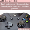 xbox buttons are made to withstand 3 million