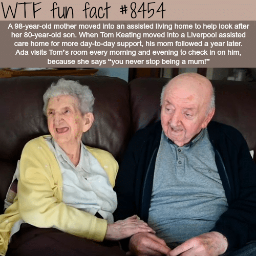 You never stop being a mum - WTF fun facts