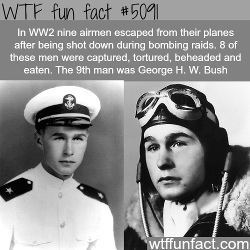 Young George H. W. Bush - WTF fun facts