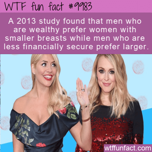 WTF Fun Fact Breast Preferences