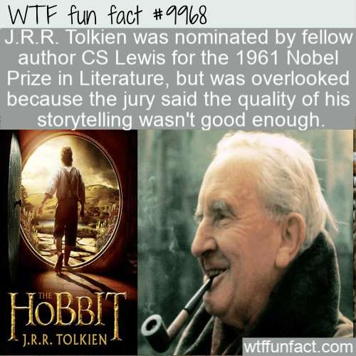 WTF Fact - Tolkien Bad Storyteller