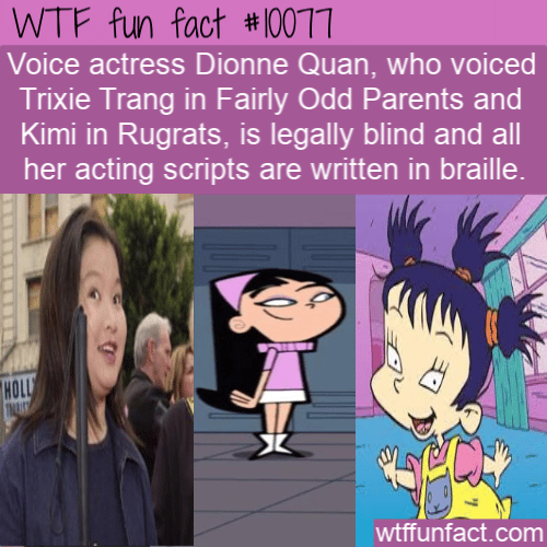 WTF Fun Fact - Blind Voice Actor(1)