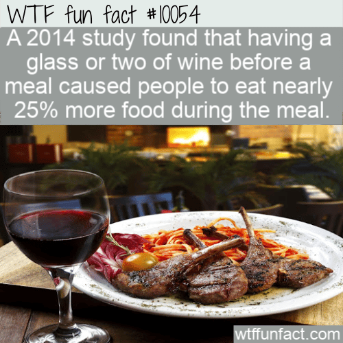 WTF Fun Fact - Eat More With Wine