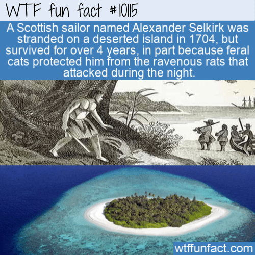 WTF Fun Fact - Actual Robinson Crusoe