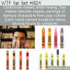 WTF Fun Fact – Crayon Carvings