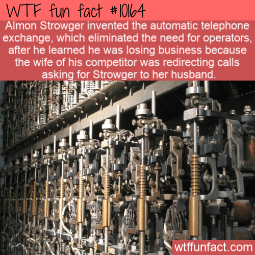 WTF Fun Fact - Automatic Telephone Exchange(