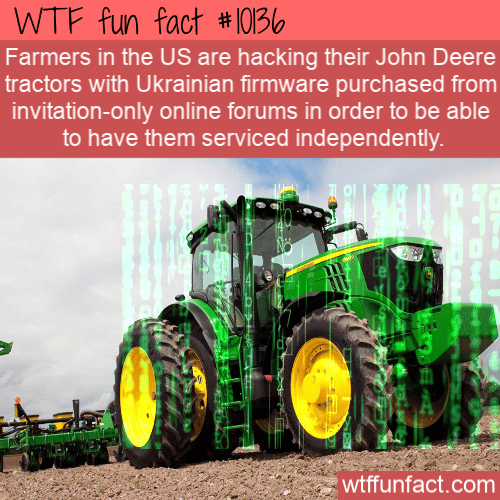 WTF Fun Fact - Hacked Tractor