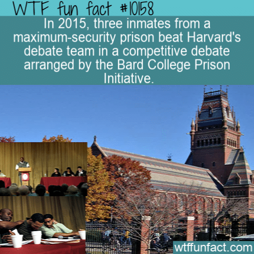 WTF Fun Fact - Prisoners Win Harvard Debate