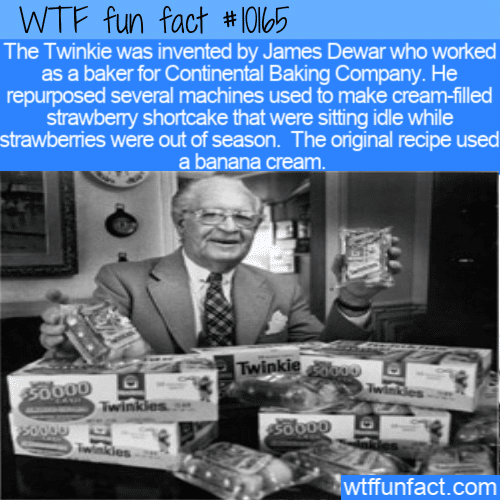 WTF Fun Fact - Twinkie INvented