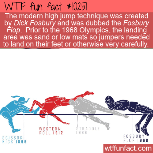 WTF Fun Fact - Fosbury FLop