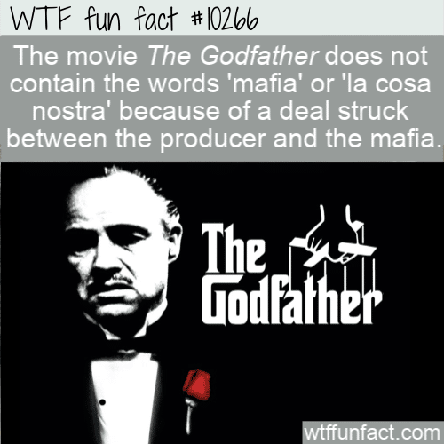 WTF Fun Fact - No Mafia In The Godfather
