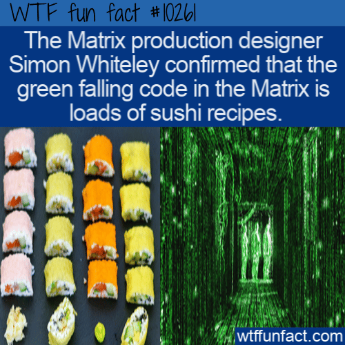 WTF Fun Fact - Sushi Recipes Made Code