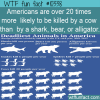 WTF Fun Fact – Americans vs. Cows