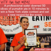 WTF Fun Fact – Pumpkin Pie Eating