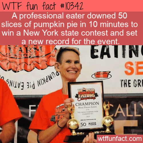 WTF Fun Fact - Eat & Made Record